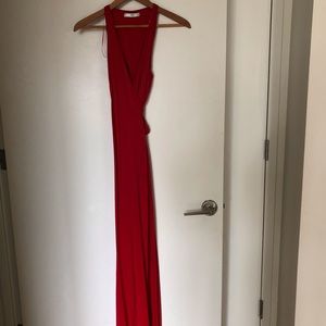 Mango red dress